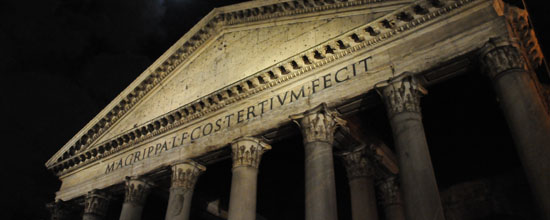 Pantheon at Night, Rome