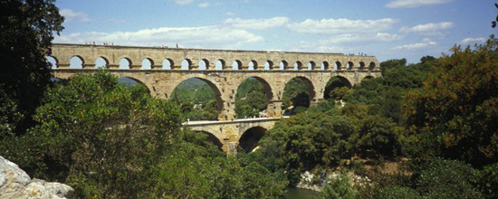 Pont du gard, France